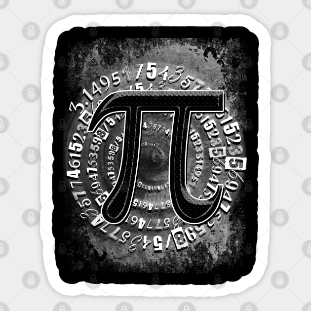 Pi T-Shirt 3,14 Pi Number Symbol Math Science Gift Sticker by aeroloversclothing